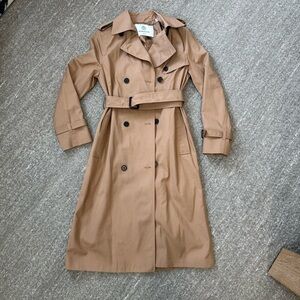 Babaton Light Brown Trench Coat
